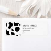 Kuh schwarz und weiß (Insitu)