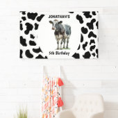 Kuh schwarz-weiß banner (Insitu)