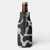 Kuh Schwarz-Weiß-Druck Flaschenkühler (Flasche Rückseite)