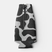 Kuh Schwarz-Weiß-Druck Flaschenkühler (Rückseite)