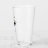 Kuh Schwarz Weiß Halloween Hexe Glas (Links)