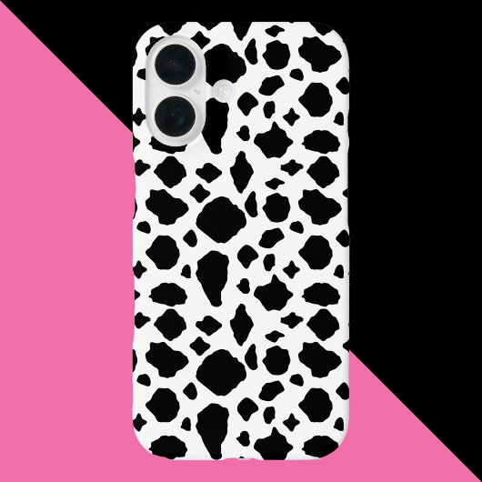 Kuh Schwarz-Weiß-Muster Case-Mate iPhone Hülle