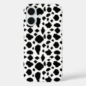 Kuh Schwarz-Weiß-Muster Case-Mate iPhone Hülle (Rückseite)