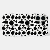 Kuh Schwarz-Weiß-Muster Case-Mate iPhone Hülle (Rückseite (Horizontal))