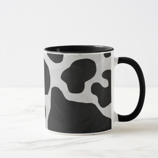 Kuh-Schwarzweiss-Druck Tasse (Rechts)