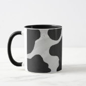 Kuh-Schwarzweiss-Druck Tasse (Links)