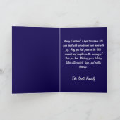 Kuh, Schwein, Lamm und Huhn Falte Grußkarte Karte (Innenseite)