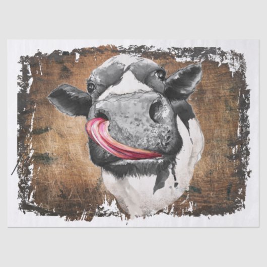 Kuh Seidenpapier (Vorderseite)