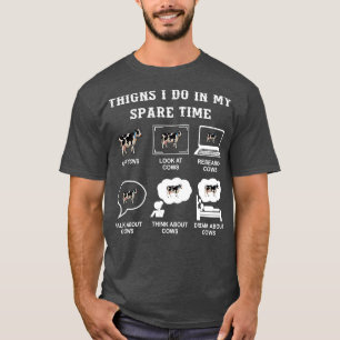 Kuh Shirt Dinge, die ich in meiner Zeit Kuh Lover