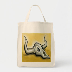 Kuh Skull Tote Bag Tragetasche
