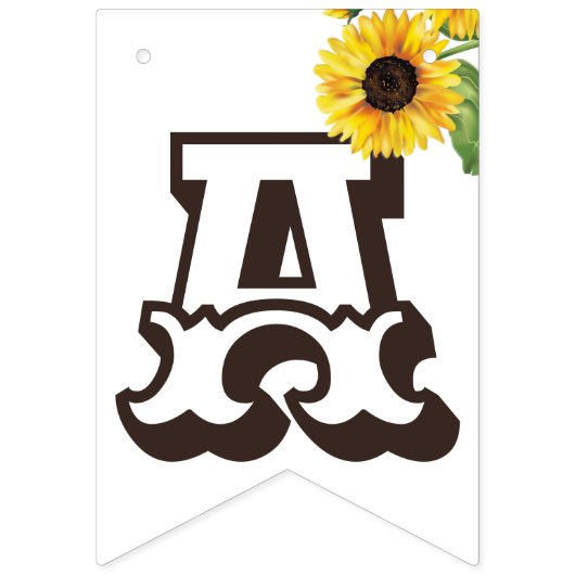 Kuh Sonnenblume Baby Q Barbecue Jagdfahnen Wimpelkette (Dritte Fahne)