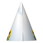 Kuh Sonnenblume Kindergeburtstag Partyhütchen (Rückseite)