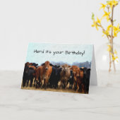 Kuh-Spaß Geburtstagskarte Karte (Gelbe Blume)