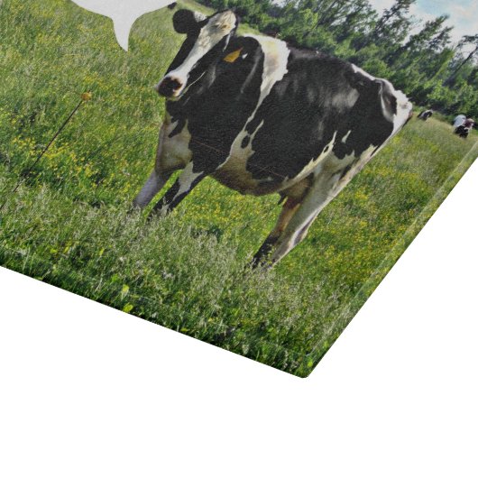 Kuh-Spaß: "Ich bin hervorragend in meinem Feld." Schneidebrett (Ecke)