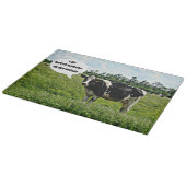 Kuh-Spaß: "Ich bin hervorragend in meinem Feld." Schneidebrett (Ecke)