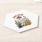 Kuh Spot Ghost Western Funny Halloween Untersetzer (angewinkelt)