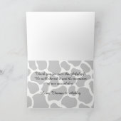 Kuh Spots alle erstaunlich danken Sie Hinweis Dankeskarte (Innenseite)