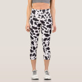 Kuh-Spots Capri Leggings (Vorderseite)