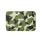 Kuh-Spots mit grüner Camouflage Badematte (Vorderseite)