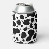 Kuh-Spots Muster Schwarz-Weiß-Tierdruck Dosenkühler (Kanne Rückseite)