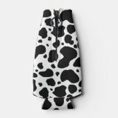 Kuh-Spots Muster Schwarz-Weiß-Tierdruck Flaschenkühler (Rückseite)