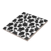 Kuh-Spots Muster Schwarz-Weiß-Tierdruck Fliese (Seite)