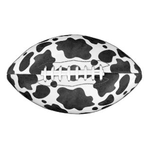 Kuh-Spots Muster Schwarz-Weiß-Tierdruck Football