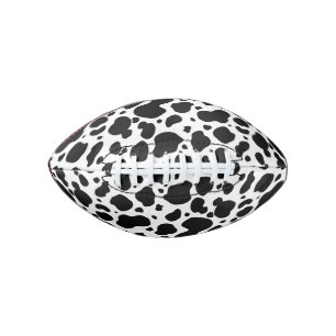 Kuh-Spots Muster Schwarz-Weiß-Tierdruck Football