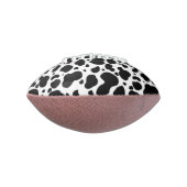 Kuh-Spots Muster Schwarz-Weiß-Tierdruck Football (Gedreht 90)