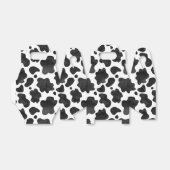 Kuh-Spots Muster Schwarz-Weiß-Tierdruck Geschenkschachtel (Ungefaltet)