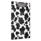 Kuh-Spots Muster Schwarz-Weiß-Tierdruck Klemmbrett (Rechts)