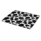 Kuh-Spots Muster Schwarz-Weiß-Tierdruck Schneidebrett (Ecke)