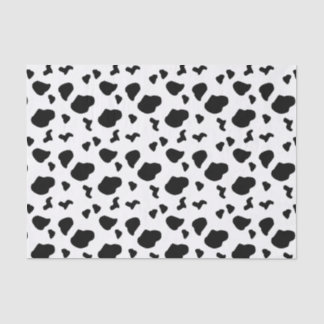 Kuh-Spots Muster Schwarz-Weiß-Tierdrucke Seidenpapier
