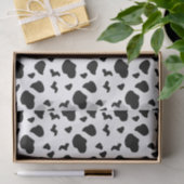 Kuh-Spots Muster Schwarz-Weiß-Tierdrucke Seidenpapier (Geschenk)