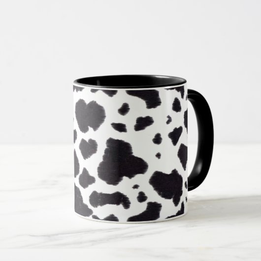 Kuh-Spots Tasse (VorderseiteRechts)