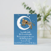 Kuh sprang über den Mond Postkarte (Stehend Vorderseite)
