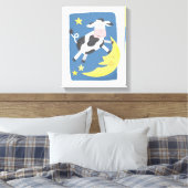 Kuh sprang über die Leinwand der Mond-Kinder (Insitu (Schlafzimmer))