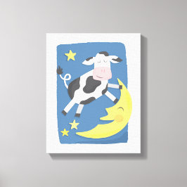 Kuh sprang über die Leinwand der Mond-Kinder