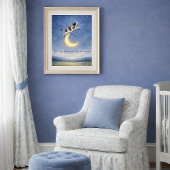 Kuh springt über den Mond – Kinderreim-Poster Poster
