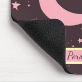 Kuh springt über den Mond und personalisiert Mousepad (Ecke)