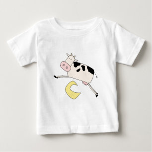 Kuh springt über Mond-T-Shirts und Geschenke Baby T-shirt