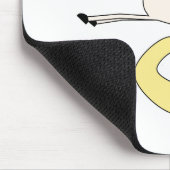 Kuh springt über Mond-T-Shirts und Geschenke Mousepad (Ecke)