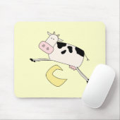 Kuh springt über Mond-T-Shirts und Geschenke Mousepad (Mit Mouse)