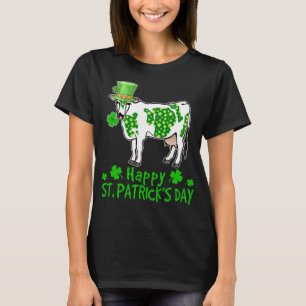 Kuh St Patricks Day Shirt, Familie Lucky Bauer T-Shirt