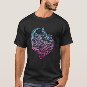 Kuh Stammeslandwirtschaft Bauer - Vieh Rind Mond  T-Shirt