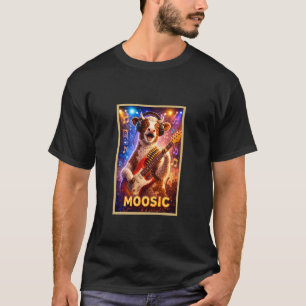 Kuh-Steer-lustiger-Haustier-Musik-Tier-Parodie-Kun T-Shirt