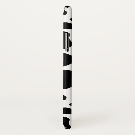 Kuh-Stellen-Muster-Schwarzweiss-Tierdruck Case-Mate iPhone Hülle (Hinten/Rechts)