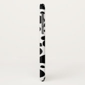 Kuh-Stellen-Muster-Schwarzweiss-Tierdruck Case-Mate iPhone Hülle (Hinten/Links)