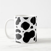 Kuh-Stellen-Muster-Schwarzweiss-Tierdruck Kaffeetasse (Links)