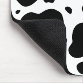 Kuh-Stellen-Muster-Schwarzweiss-Tierdruck Mousepad (Ecke)